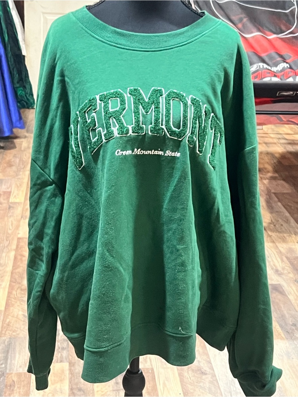 H&M Forest Green 'Vermont' Crewneck Sweatshirt